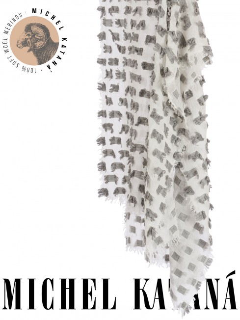 Палантин Унисекс CutT.W100_24DMW-11.1/GR